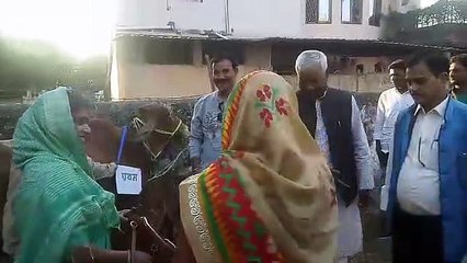 Arun's cow and Jaiprakash's buffalo got district level Gopal award