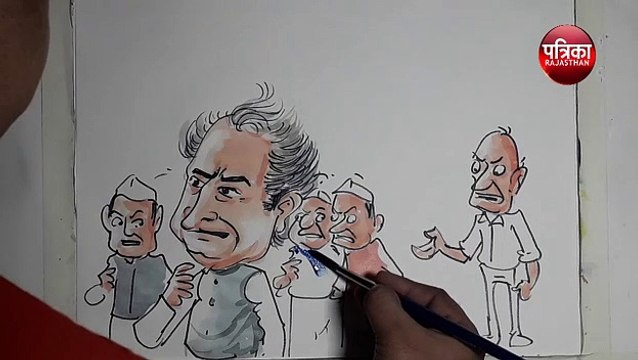 महाराष्ट्र सियासत पर गहलोत ने क्या आरोप लगाए ?, देखिए कार्टूनिस्ट लोकेन्द्र की कलम से