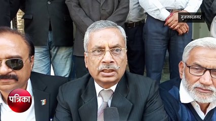 हार्इकोर्ट की बेंच को लेकर वकीलों का जोरदार प्रदर्शन