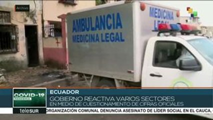 Gob. de Ecuador reactiva dos sectores económicos, ciudadanía cuestiona