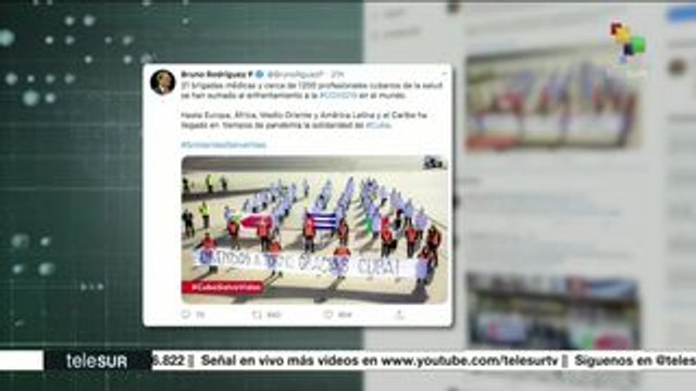 Cuba ha enviado 21 brigadas de médicos para luchar contra la Covid-19