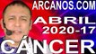 CANCER ABRIL 2020 ARCANOS.COM - Horóscopo 19 al 25 de abril de 2020 - Semana 17