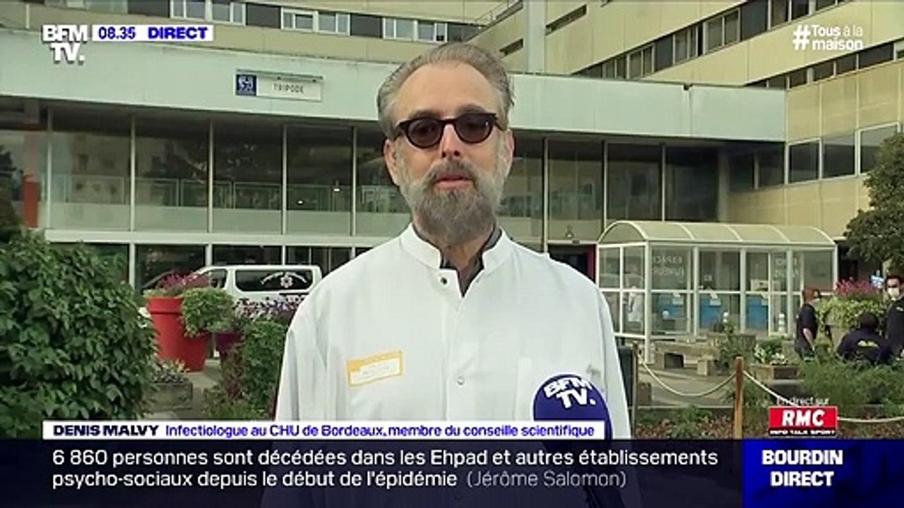 Pour Denis Malvy (infectiologue au CHU de Bordeaux), le confinement pourrait être prolongé s'il y a un relâchement