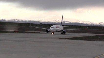 KKTC'den getirilen 189 Türk vatandaşı Ağrı'da yurtlara yerleştirildi