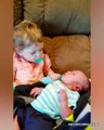 Funniest Situations When Baby Meets Siblings