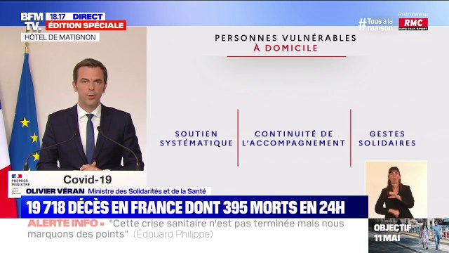 Virus: Olivier Véran annonce un plateforme nationale et un numéro de téléphone dédiés aux soignants