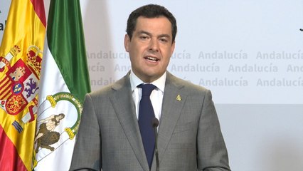 Moreno sostiene que Andalucía "debe ser de las primeras" en la desescalada