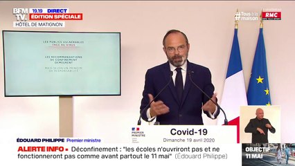 Immunité face au virus: selon Edouard Philippe, il n'y a "pas de cas" de malade guéri à nouveau testé positif en France