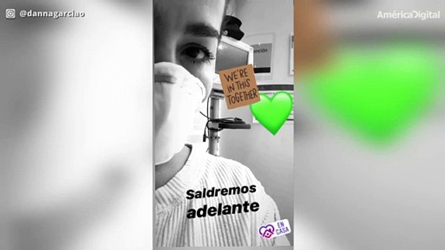 Danna García reapareció en redes tras anunciar que volvió a dar positivo por coronavirus