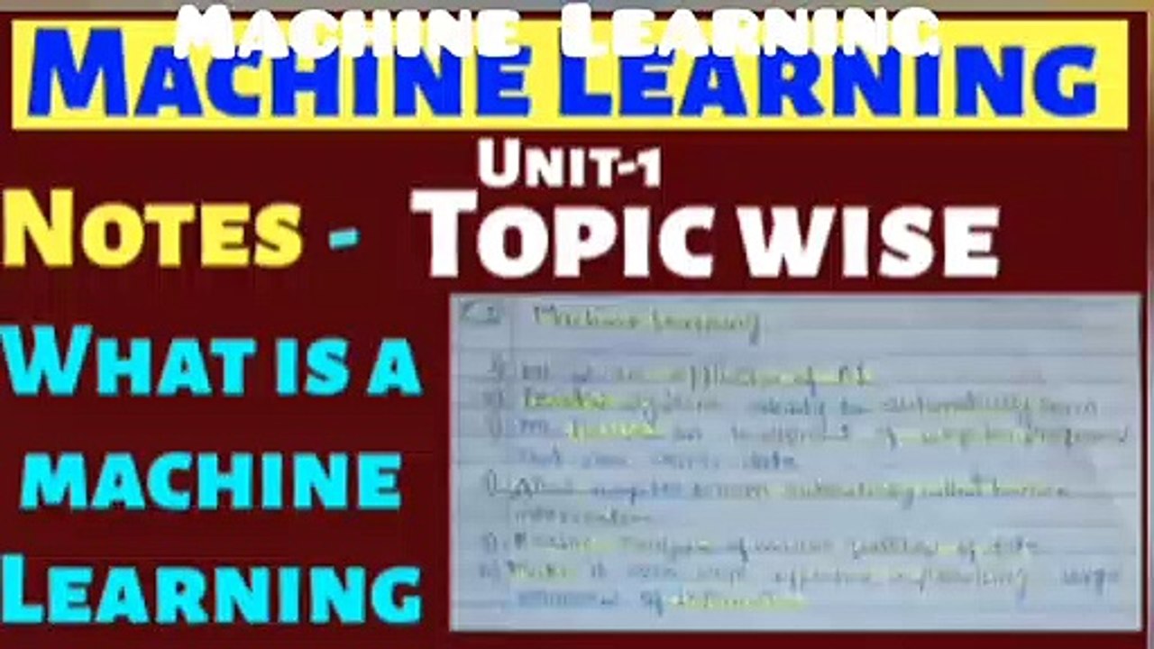 Machine Learning | what is a Machine learning introduction