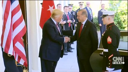 Cumhurbaşkanı Erdoğan, Trump ile görüştü