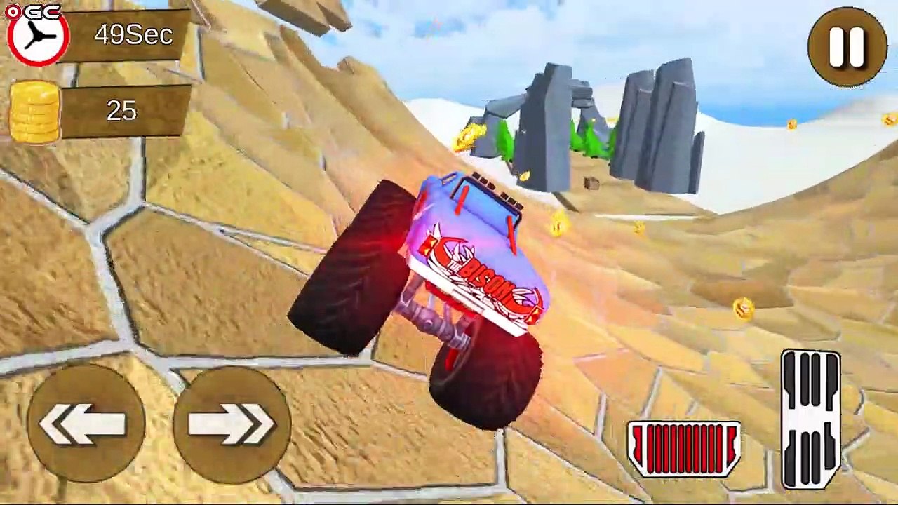 Top Speed Monster Truck Trials - 4x4 Offroad Car Legends Game - Android GamePlay