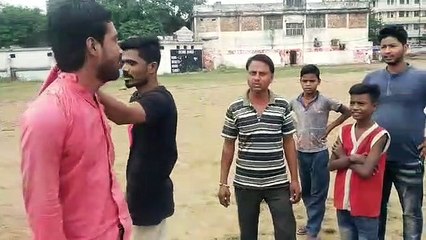 Running and caught a mobile thief