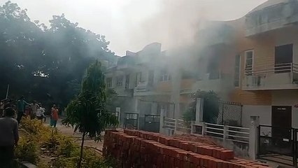Fire brigade reached the spot, control over fire