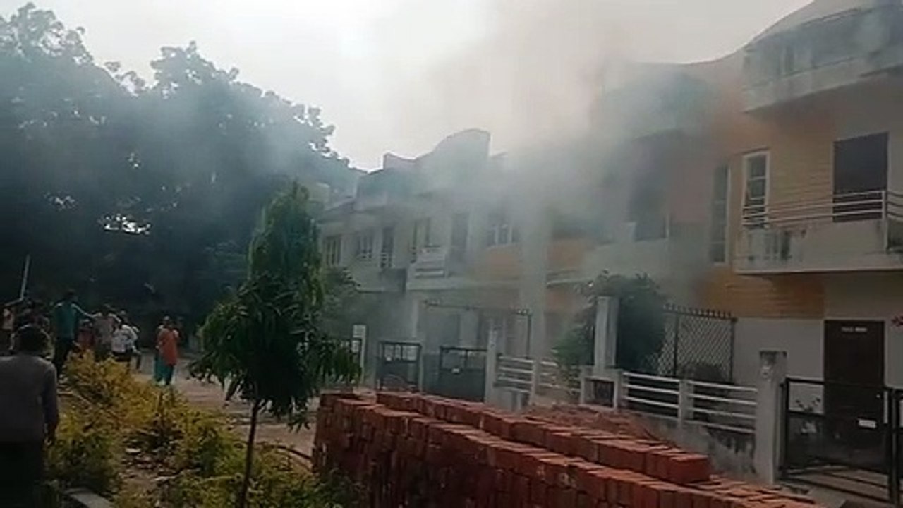 Fire brigade reached the spot, control over fire