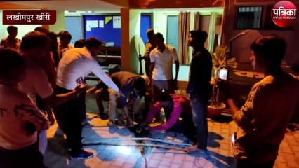 थाने में घुसा मगरमच्छ, मचा हड़कंप, देखें वीडियो