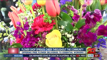 Local Flower Shop Spreads Cheer throughout the Community