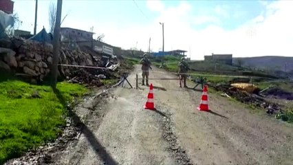 Bir köy ve bir mezra karantinaya alındı