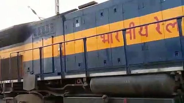 Engine derailed at Khannabanjari railway station