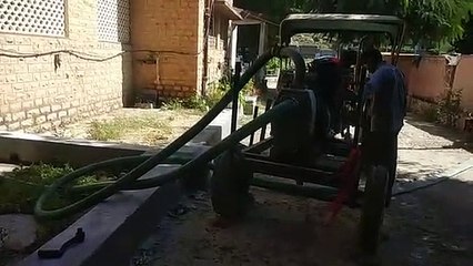 सहकार भवन में लगाया पम्प , बेसमेंट से निकाल रहे पानी