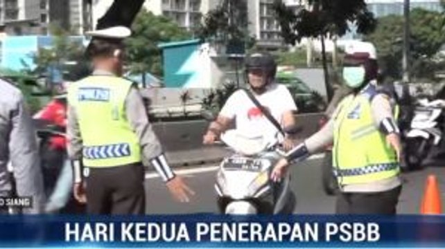 Pelanggar Aturan Berkendara selama PSBB Dilarang Melintas