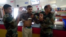Head constable of police department caught stealing goods in army canteen