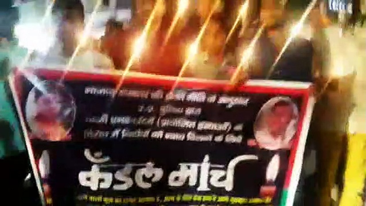 झांसी एनकाउंटर के खिलाफ समाजवादी पार्टी ने कैंडल मार्च निकाला, परिवार को न्याय देने की मांग