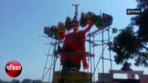 Sambhal: रावण के पुतले को रंग दिया भगवा, भड़के भाजपाइयों ने किया यह काम- देखें वीडियो