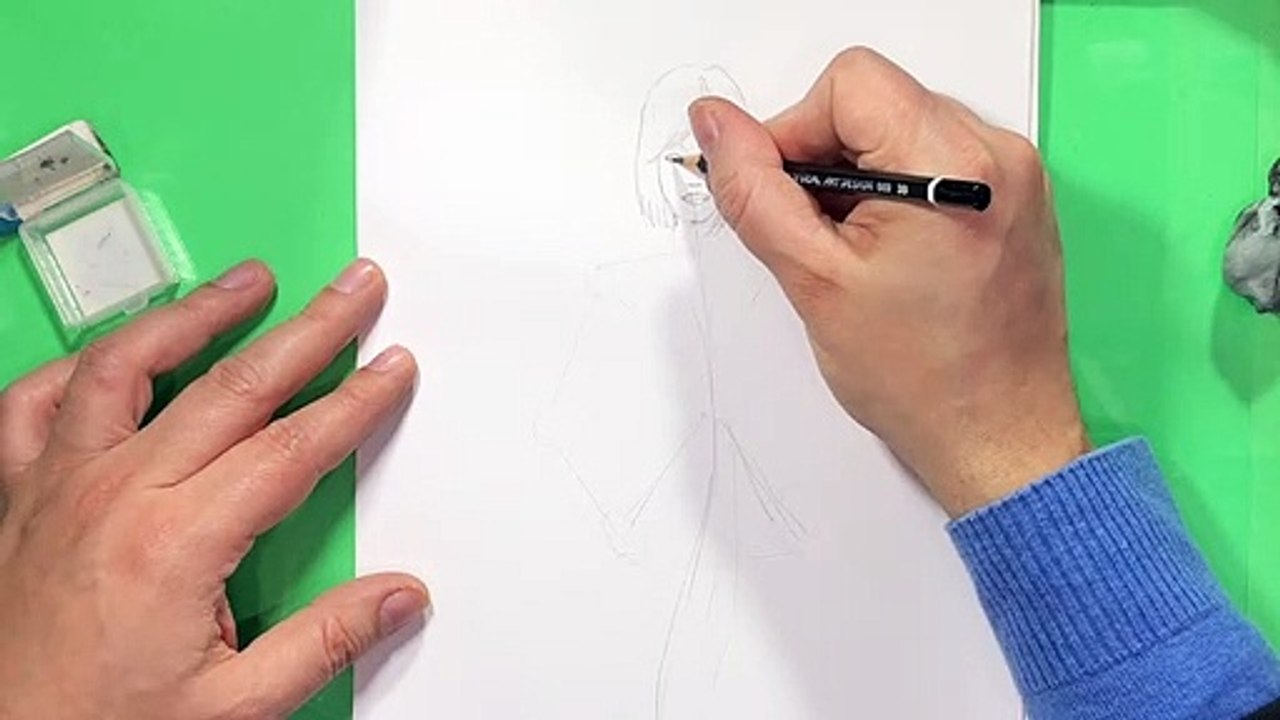 Speed Drawing girl   woman