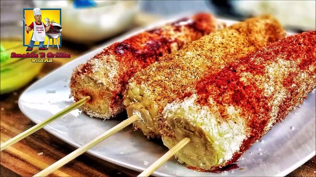 Mexican street corn - Elote - Mexican Street food