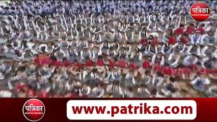 स्कूली छात्रों ने अनोखे ढंग से दिया पीएम मोदी का संदेश