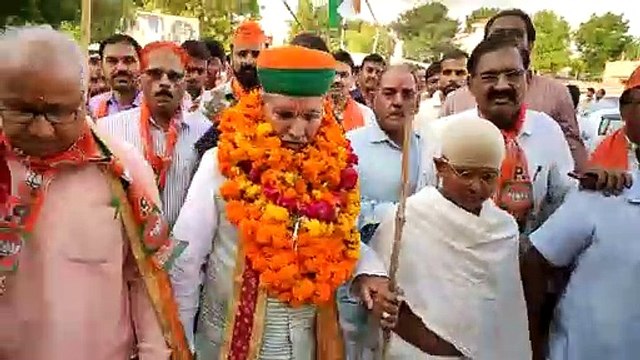 bikaner BJP's Gandhi Sankalp Padyatra