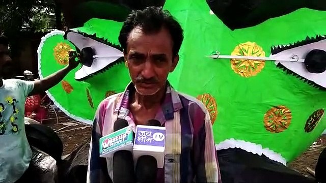 मुस्लिम परिवार ने बनाया है ऐसा रावण कि सभी देखते रह जाएंगे, जानिए इस बार क्या है खास, देखें वीडिय