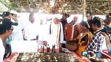 छत्तीसगढ़: कंडेल में CM भूपेश ने किया गांधी विचार पदयात्रा की शुरुआत