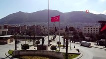 Hatay'da sokağa çıkma yasağı sonrası caddeler sessizliğe büründü