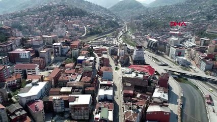 Zonguldak'ta sokaklar boşaldı