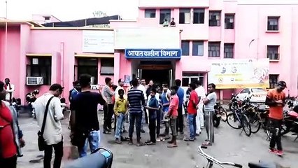 chandauli swift dzire Falling into the canal
