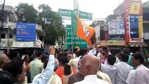 साइकिल रैली निकालकर प्रदेश सरकार का किया विरोध, पेट्रोल, डीजल के दाम घटाने की मांग