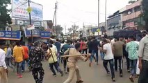 #gangreap News Video: Chaos in Ratlam, tear gas, stampede, people flee
