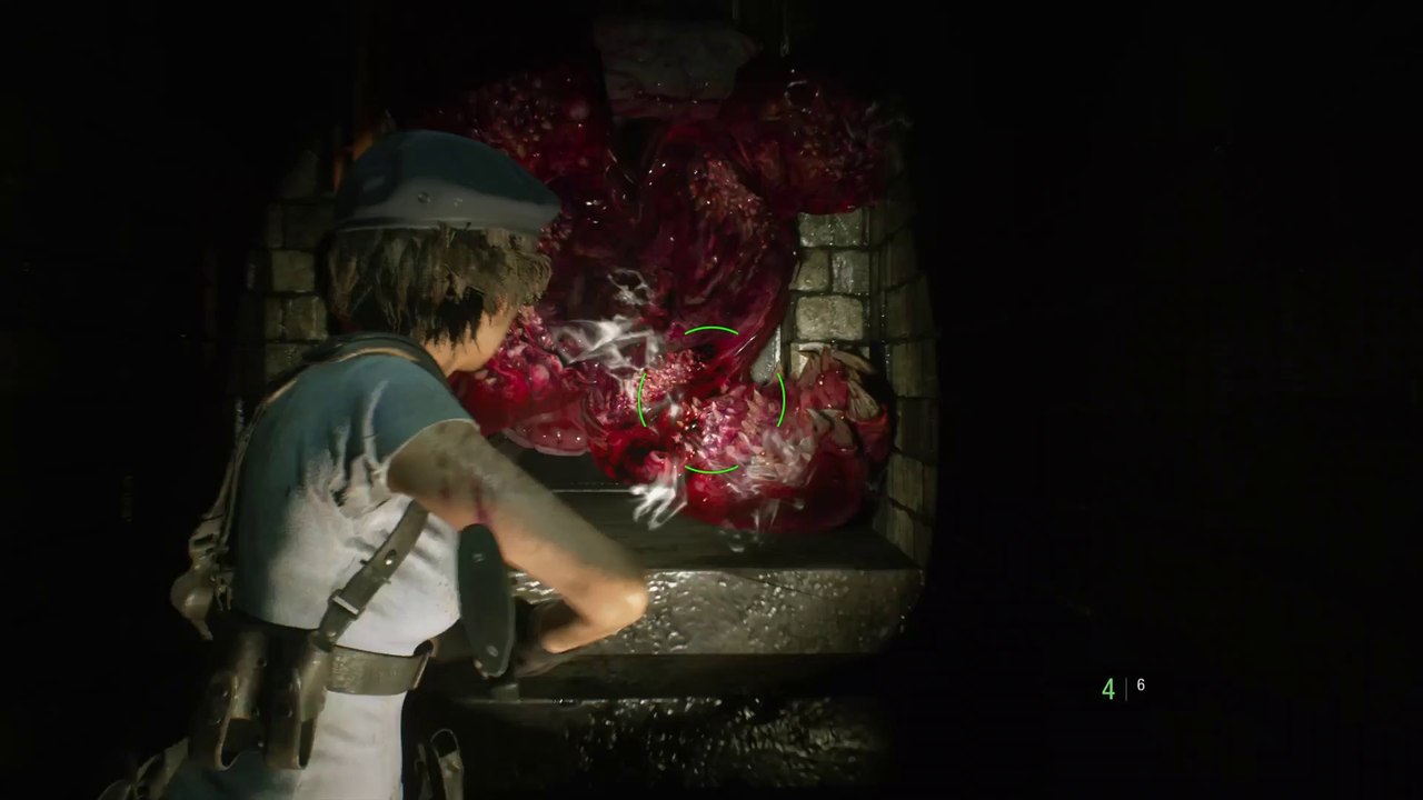 Resident Evil 3 Remake - Hunter-Gamma Dodging
