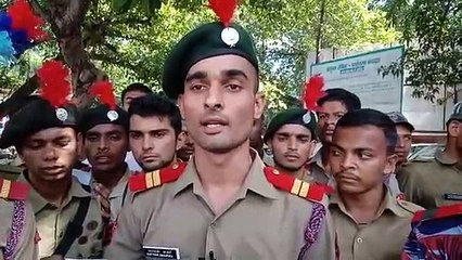 सेना में नौकरी के लिये NCC कैडेटों ने कुछ इस तरह की मांग