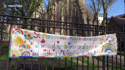 Church continues to support community with warm message