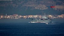 ÇANAKKALE Rus savaş gemisi 'Saratov', Akdeniz'e iniyor