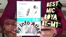 Boya BY-M1 mic unboxing and review