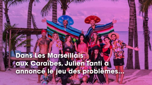 Les Marseillais aux Caraïbes Les candidats réagissent au jeu des problèmes de Julien