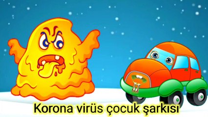 Korona virüs çocuk şarkısı | Konuşan Arabalar minikler için Müziksiz  Eğitim videosu izle.