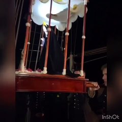 Procesión en el Juan Sebastián Elcano