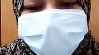 بكاء ممرضة بعد تعرضها للتنمر بسبب إصابتها بفيروس كورونا