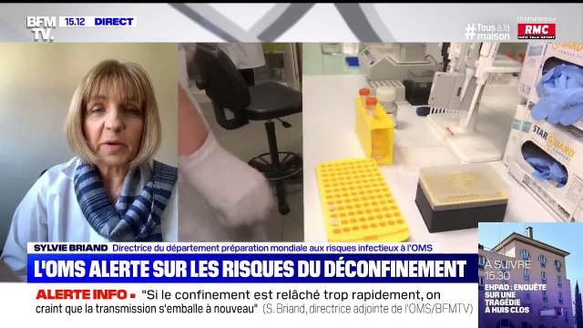 Sylvie Briand (OMS) appelle à trouver le bon équilibre entre des mesures visant à protéger les gens et celles pour éviter les crises économiques
