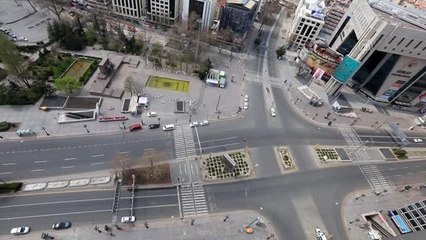 Başkentte sokağa çıkma yasağı kapsamında güvenlik önlemleri (2)